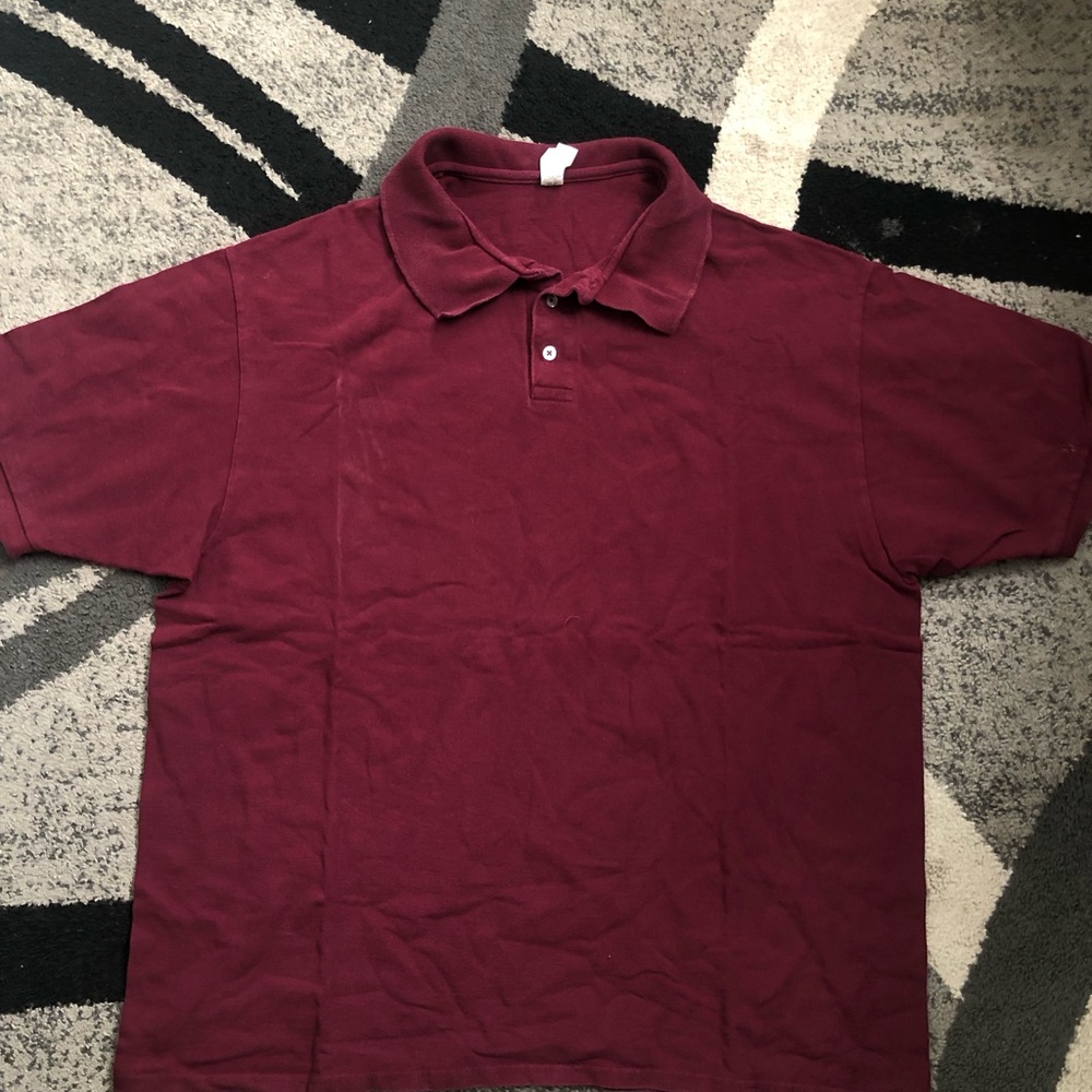 Jerzees Men's Polo Shirt in Burgundy